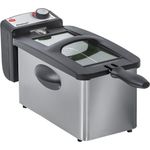 Steba DF 180 Edelstahl Fritteuse, 2000 W, Profi-Heizsystem, 3 L Füllmenge, mit Kontrollleuchte