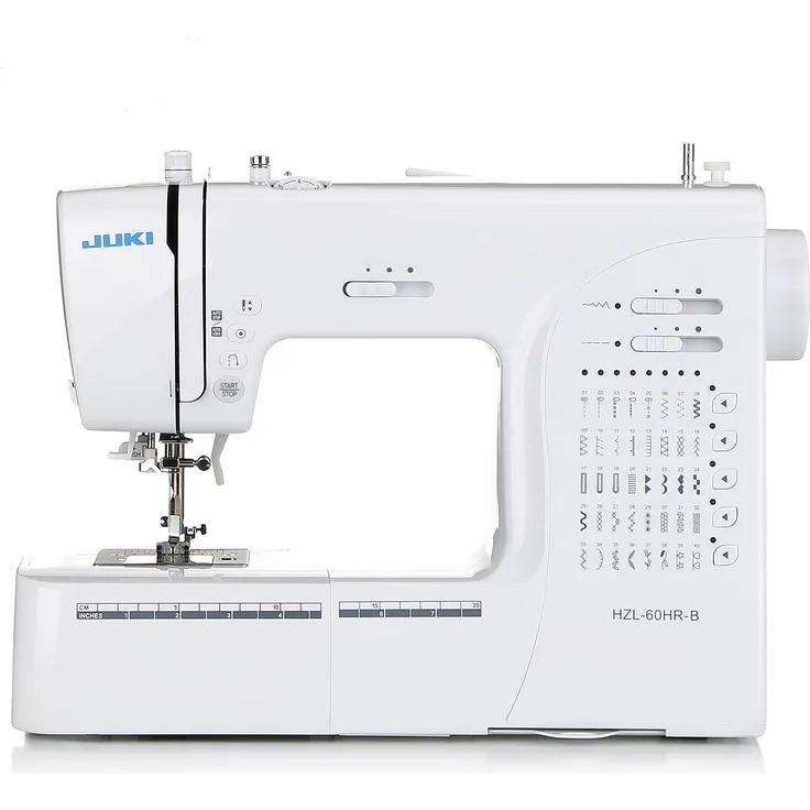 Juki HZL-60HR-B  40 Nähprogramme Knopflochautomatik Nadeleinfädler Nähmaschine, weiß