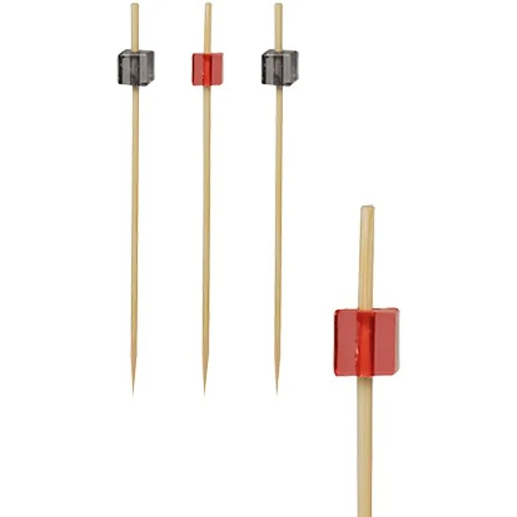 100 Fingerfood - Spieße 9 cm ''Cube''