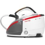Polti PLEU0237 VAPORELLA NEXT VN18.35 Dampfbügelstation mit Heizkessel Aluminiumsohle mit doppelter Keramikbeschichtung 1.3 liters, Weiss-Rot
