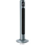 Brandson Turmventilator mit Fernbedienung und Oszilation 60° - Standventilator - Säulenventilator - 96 cm - Ventilator mit 3 Geschwindigkeitsstufen - Modell 2020 GS Zertifiziert - eisgrau