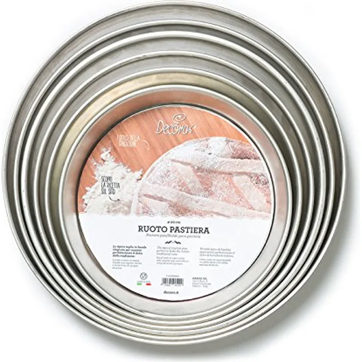 Decora 0060828 Klassische BACKFORM FÜR PASTIERA Ø 28XH4 cm
