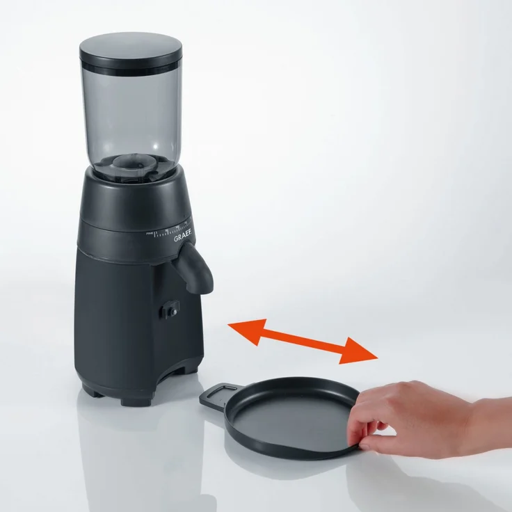 Graef CM 702 elektrische Kaffeemühle, variable Mahlgradeinstellung, Kegelmahlwerk, schwarz, 128 Watt – Bild 4