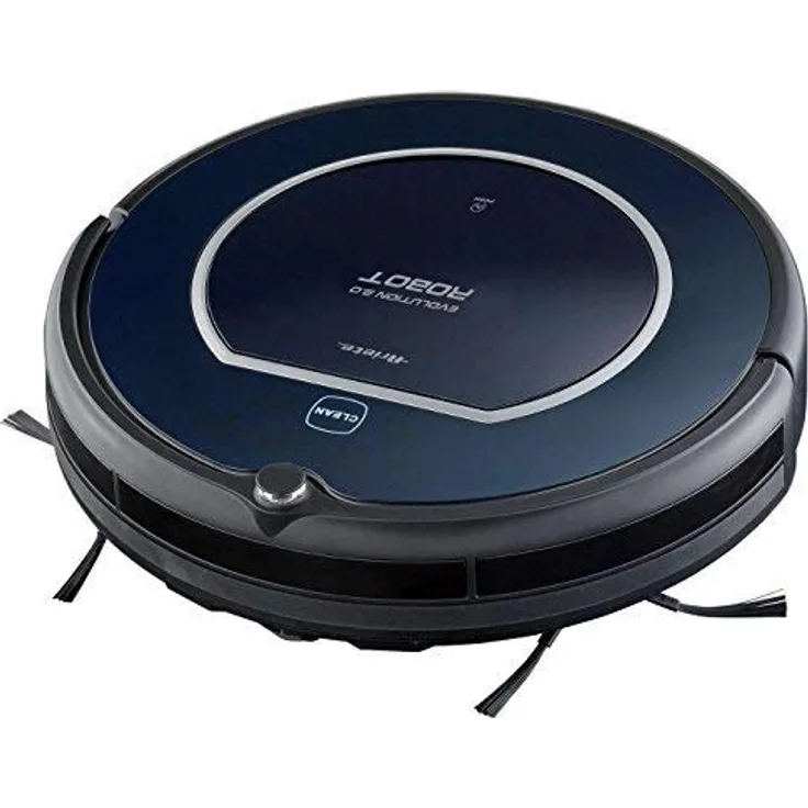 Ariete 2.0 Pro 2712, Digitaler Roboter-Staubsauger, 25 W, 34 x 9 cm, schwarz