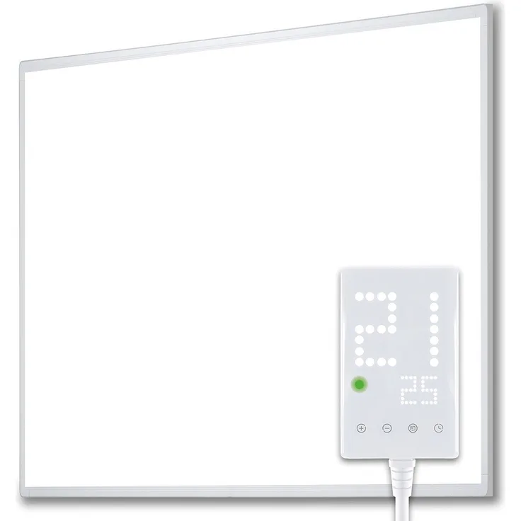 Heidenfeld HF-HP100 Infrarotheizung Heizkörper Flachheizung Heizpaneel bis 1000W Infrarot (300 Watt), Infrarotheizung