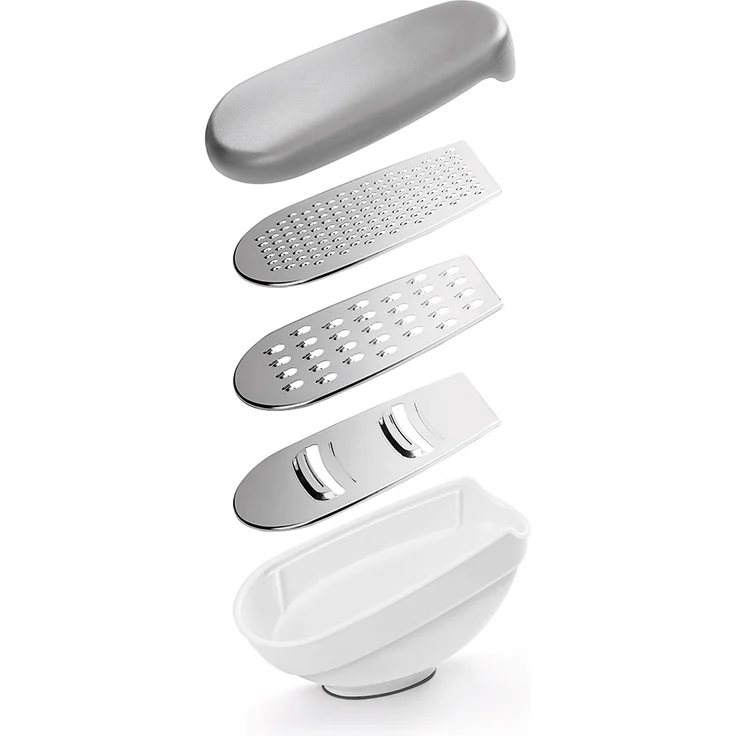 Metaltex 199709080 Box-Reibe mit Aufbewahrung, Kunststoff, Edelstahl – Bild 8