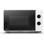 Toshiba MM2-MM20PFWH Mikrowelle, Standgerät, 800 Watt, 20 Liter Garraum, weiß