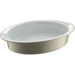 Berndes Auflaufform, Oval, Keramik, Beige / Creme, 36 cm, 054067