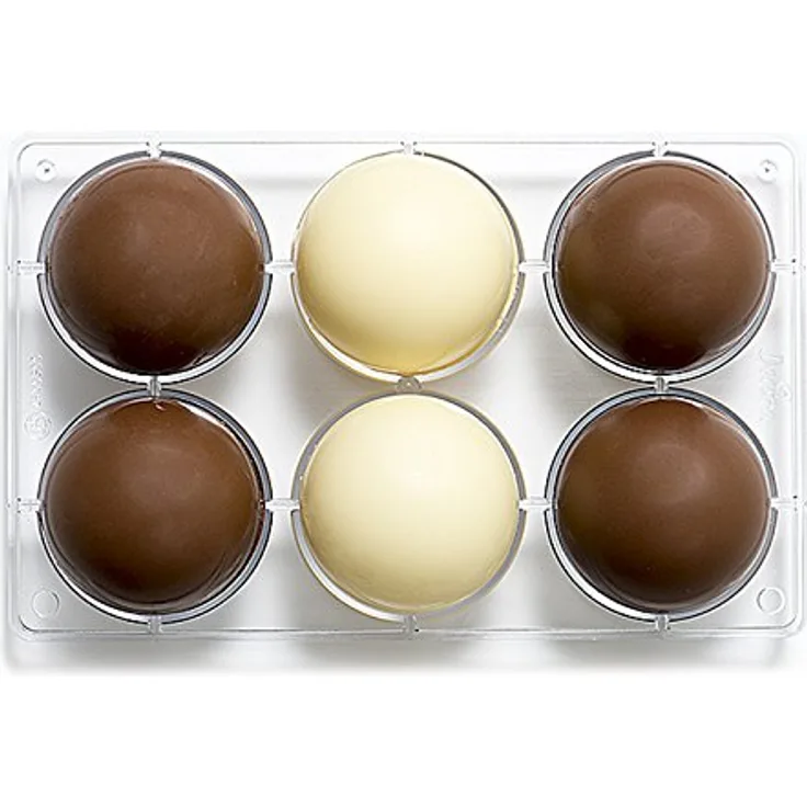 Decora 0050087 PRALINENFORM HALBKUGEL Ø 75 275X150X22MM