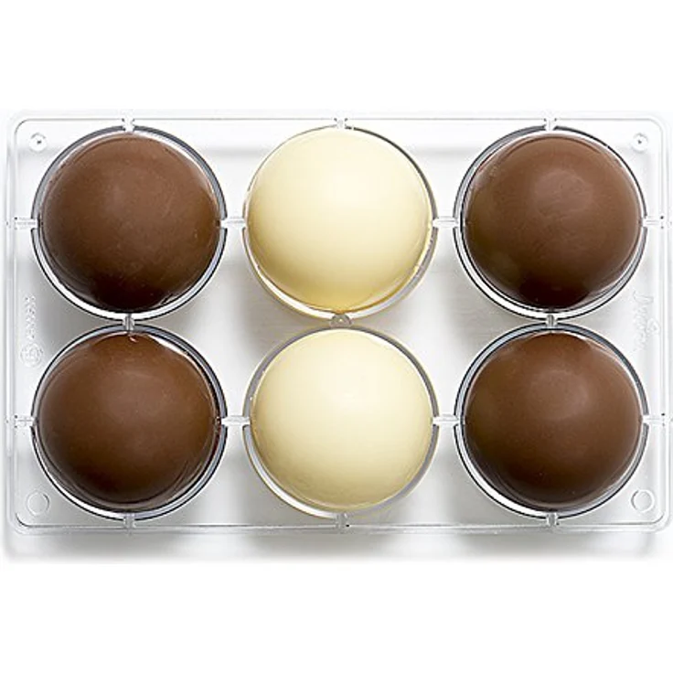 Decora 0050087 PRALINENFORM HALBKUGEL Ø 75 275X150X22MM – Bild 1