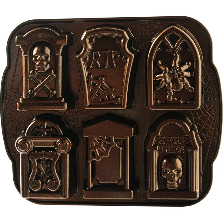 Nordic Ware Tombstone Cakelets, 11.75 x 10.13, Bronze