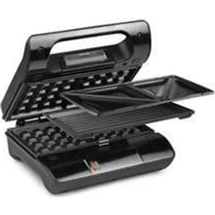 Princess 01.117002.01.001 117002 Kontaktgrill Multi & Sandwich Grill Compact Pro, Rost, Schwarz