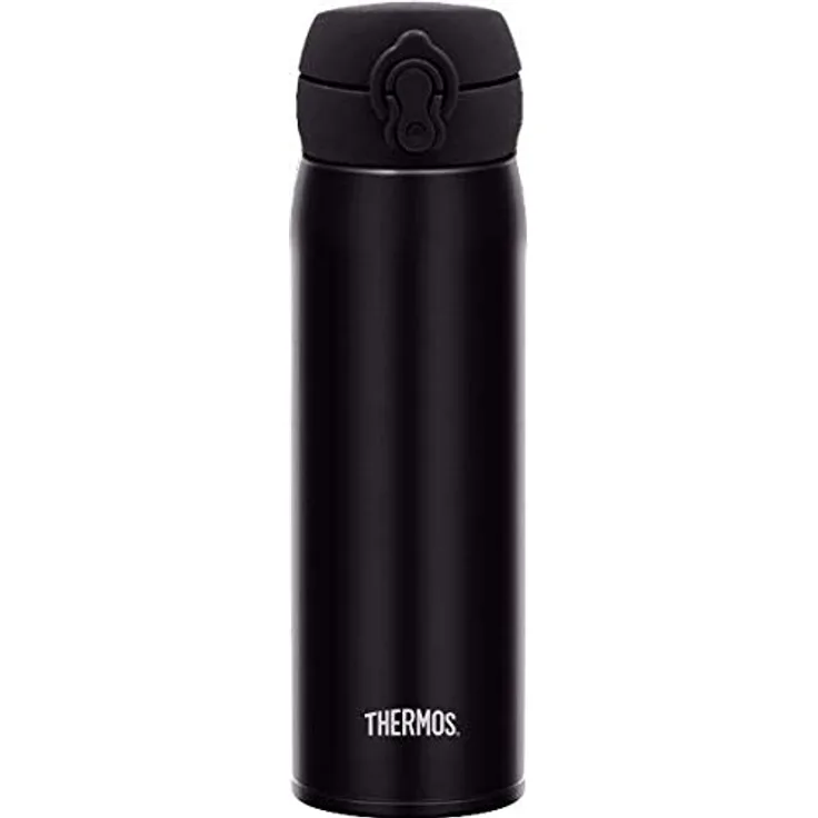 Thermoskanne Edelstahl matt schwarz 470 ml