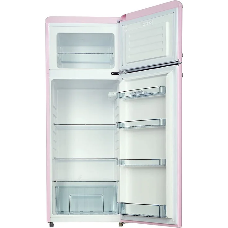 Wolkenstein GK212.4 RT Kühl-Gefrierkombination, freistehend, pink, NoFrost, LED, Lagerzeit bei Störung 18 h, Breite 54,5 cm – Bild 3