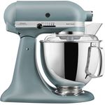 KitchenAid Artisan 5KSM175PSEMF Küchenmaschine mit Direktantrieb, 300W, 4,8 L Edelstahlschüssel, fog blue, Serie: 5KSM175PS - Preisvergleich