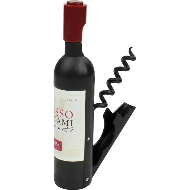 Legami BOP0001 Flaschenöffner und Korkenzieher 2-in-1 Metall-Kunststoff