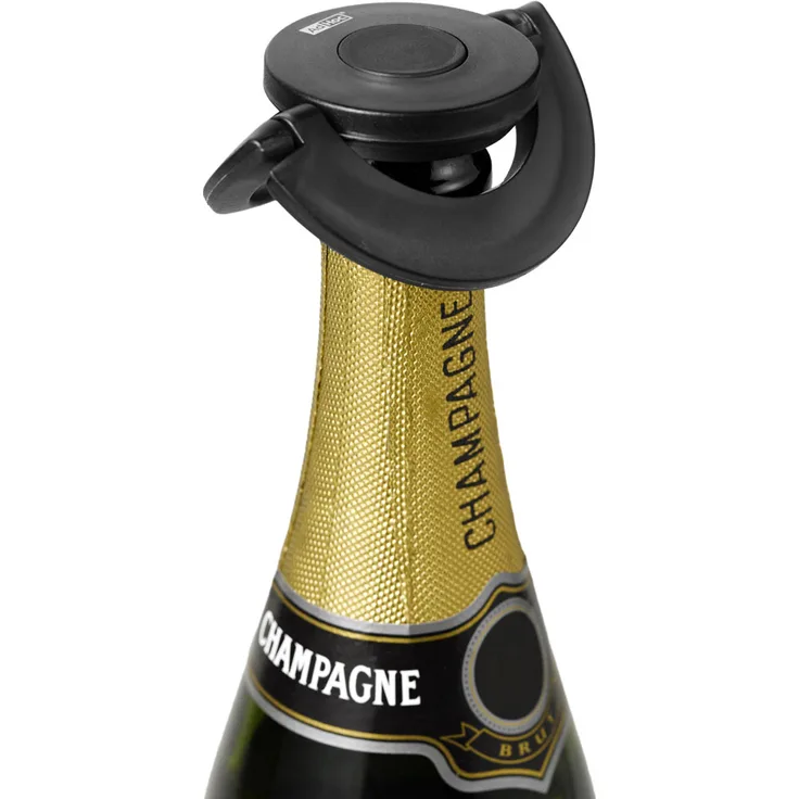 Adhoc Champagner-Stöpsel GUSTO, Schwarz