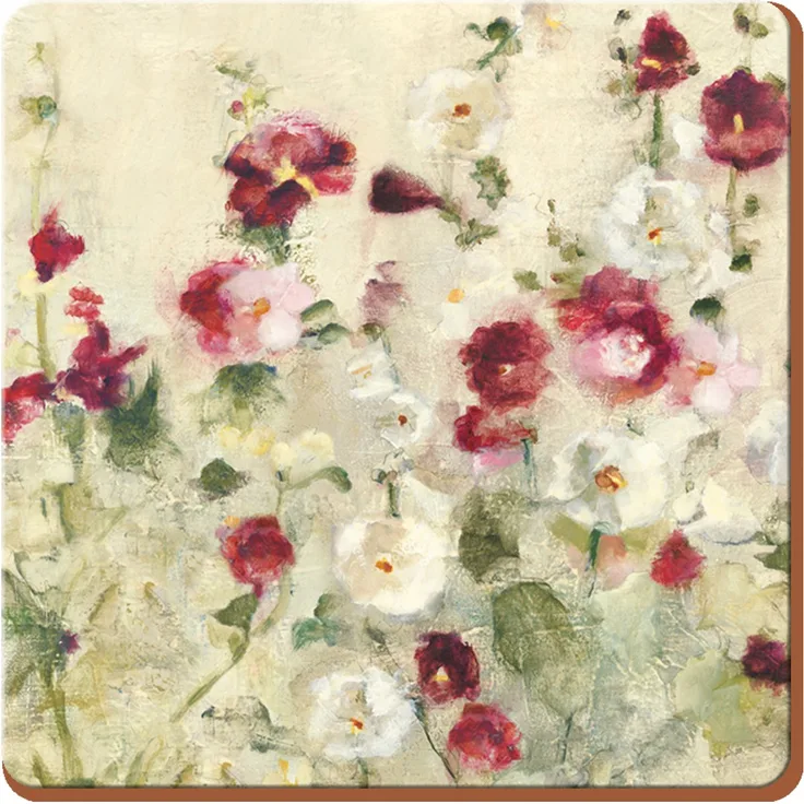 Creative Tops Wild Field Poppies Premium-Untersetzer mit Korkrückseite im 6er-Set, 10,5 x 10,5 cm (4 x 4 Zoll))