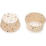 DECORA 200 Stück Fantasy Backförmchen, 32 x 22 mm, cremefarben, 200 Teile