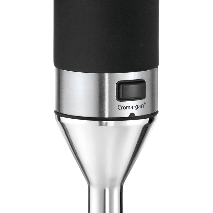 WMF LINEO Edelstab Stabmixer 4 in 1: Pürierstab, Schneebesen, Milchaufschäumer, 700 Watt, inkl. Mixbehälter (1l), cromargan matt-silber – Bild 2