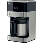 Braun KF7125BK Kaffeemaschine, edelstahl-schwarz