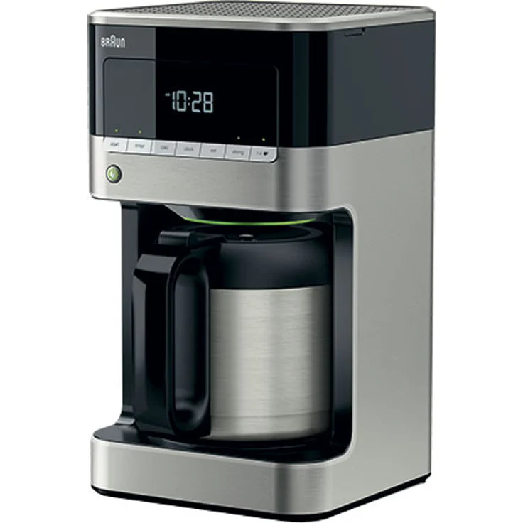 Braun KF7125BK Kaffeemaschine, edelstahl-schwarz – Bild 1