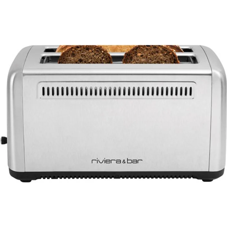 Riviera & Bar GP540A Toaster, 2 Schlitze, extralang, Edelstahl – Bild 1