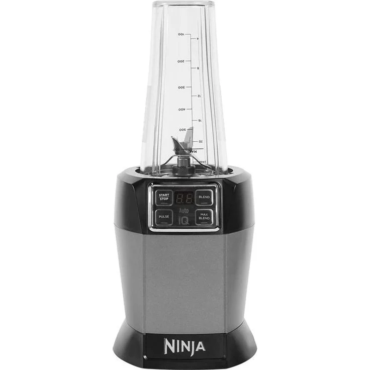 Ninja BN495EU Smoothie-Maker, 1000 Watt Schwarz-Silber – Bild 1