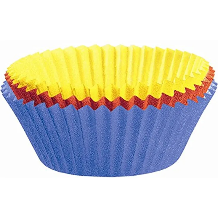 Kaiser Inspiration Muffin Förmchen Papier, 150 Stück, farbig, Ø 7 cm, fettdicht, ideal für süße und herzhafte Muffins