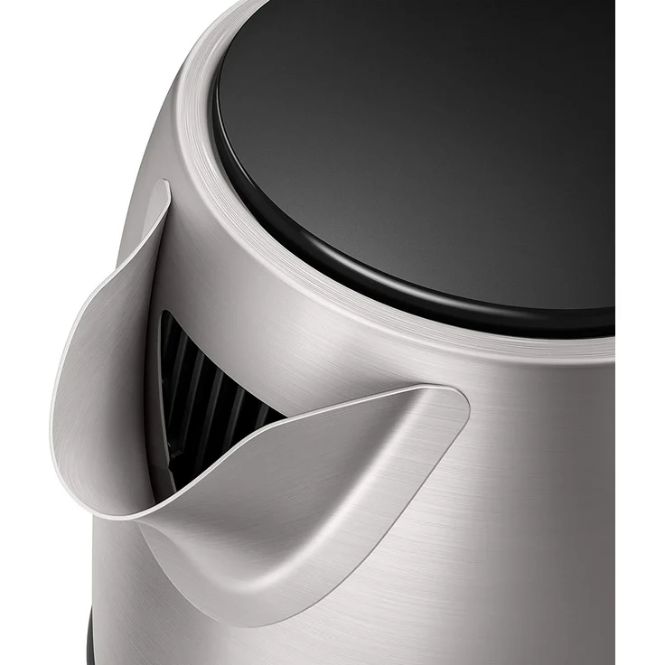 Philips HD9350-90 Edelstahl-Wasserkocher 2200 Watt, 1,7 Liter, Trockengehschutz, Füllstandsanzeige, silber, schwarz – Bild 3