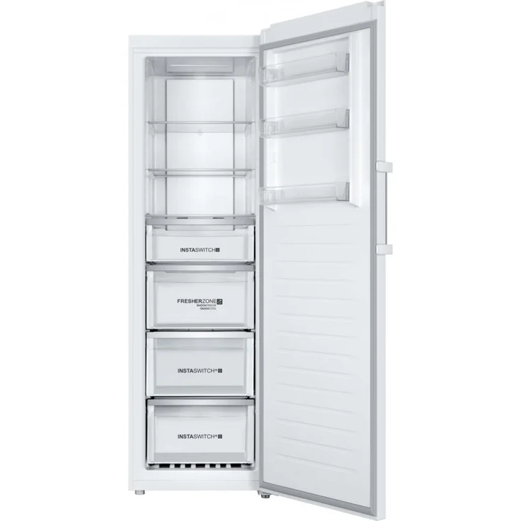 Haier H3F-320WTAAU1 Gefrierschrank, freistehend, weiß, NoFrost, LED, Breite 59.5 cm, Energieklasse D – Bild 1
