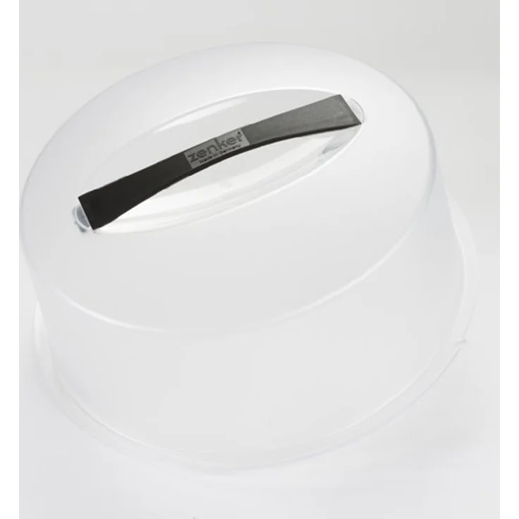 Zenker Springform mit Transporthaube Durchmesser 28 cm DELUXE, Backform mit emailliertem Flachboden und Tragehaube, runde Kuchenform für saftigen Kuchen to go (Frabe: Schwarz metallic), Menge: 1 Stück – Bild 5