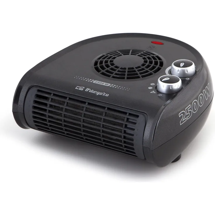 Orbegozo FH 5024 Heizlüfter 2500 W, Ventilator-Funktion, Thermostat Schwarz, Heizlüfter