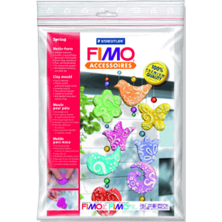 Staedtler Fimo mould Frühling 7 Motive ca. 6x7cm