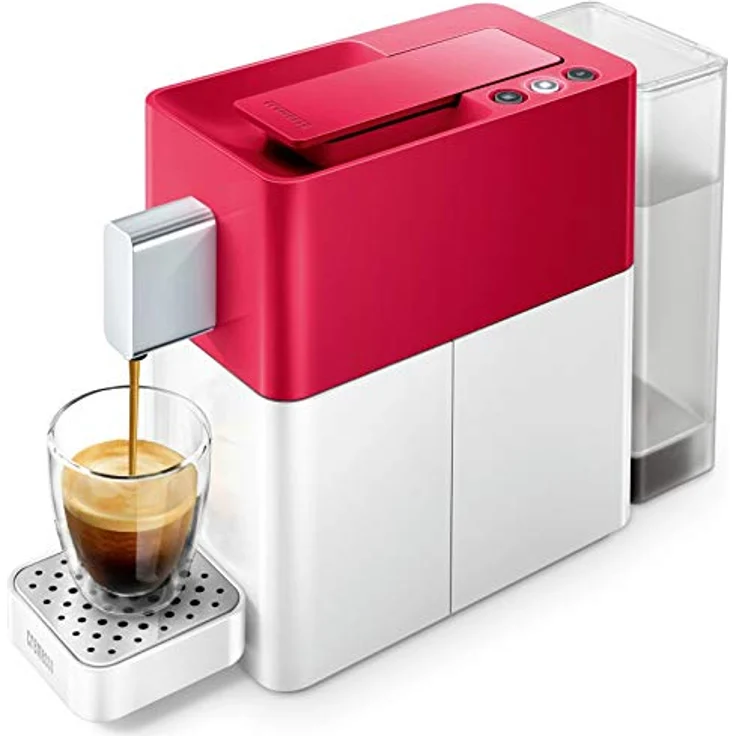 Cremesso Kapselmaschine Easy Heart Red-Shell White – Bild 1