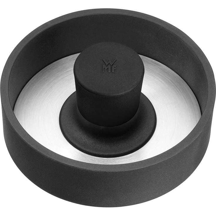 WMF BBQ Burgerpresse Edelstahl 12,5 cm, Pattypresse für gleichmäßige Patties für leckere Hamburger, Cheeseburger, Vegi-Burger-Presse, Gemüsepresse – Bild 1