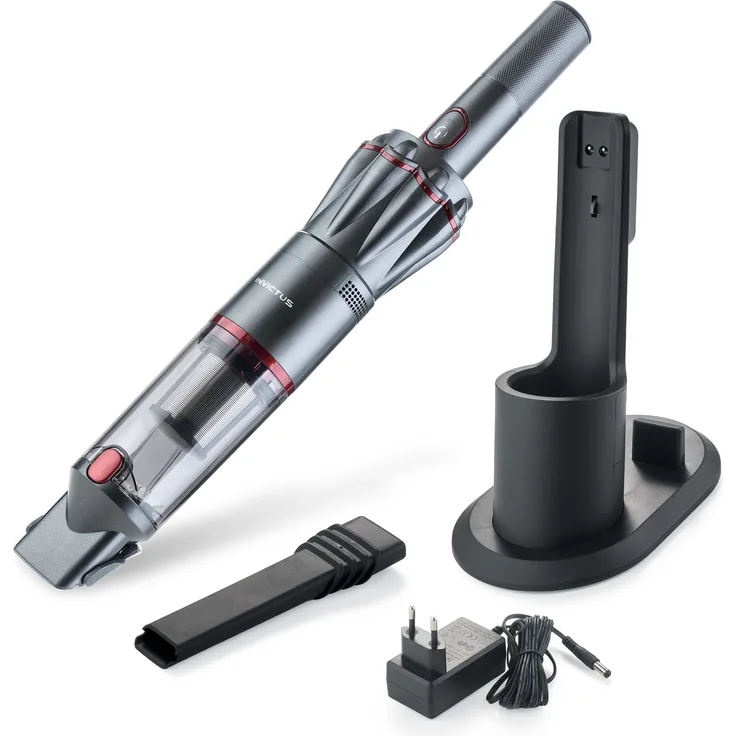 Genius Invictus One Handstaubsauger (8 Teile), schwarz