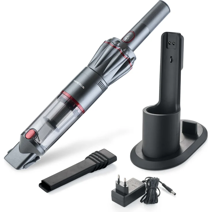 Genius Invictus One Handstaubsauger (8 Teile), schwarz – Bild 1