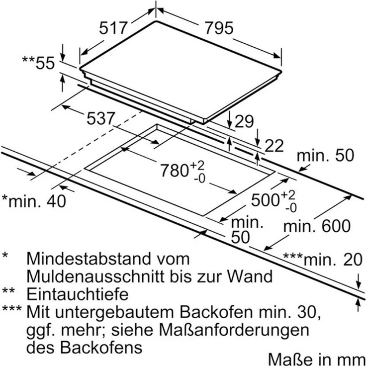 Bosch PIV845FB1E Serie 6 Kochfelder (Elektro-Einbaugerät) - 79.5 cm-Glaskeramik – Bild 6