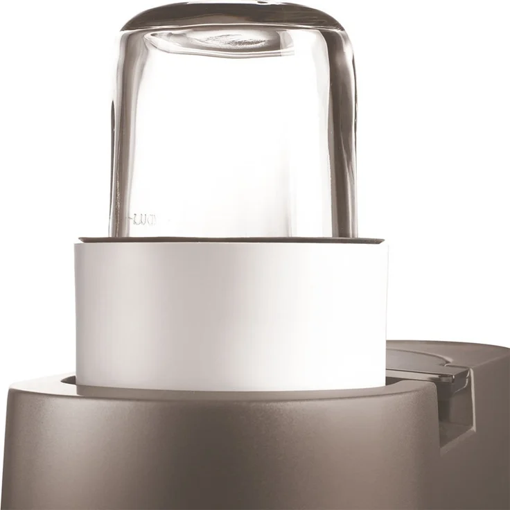 Kenwood AT320 Kräuter- und Gewürzmühle, Zubehör für Kenwood Küchenmaschinen, elektrische Kräutermühle für frische und getrocknete Kräuter und Gewürze, inkl. 4 Glasbehälter mit Deckel, weiß – Bild 2