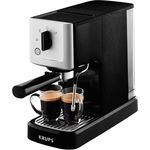 Krups XP3440 XP344010 Espresso-Automat, Edelstahl, 1.1 liters, schwarz-silber