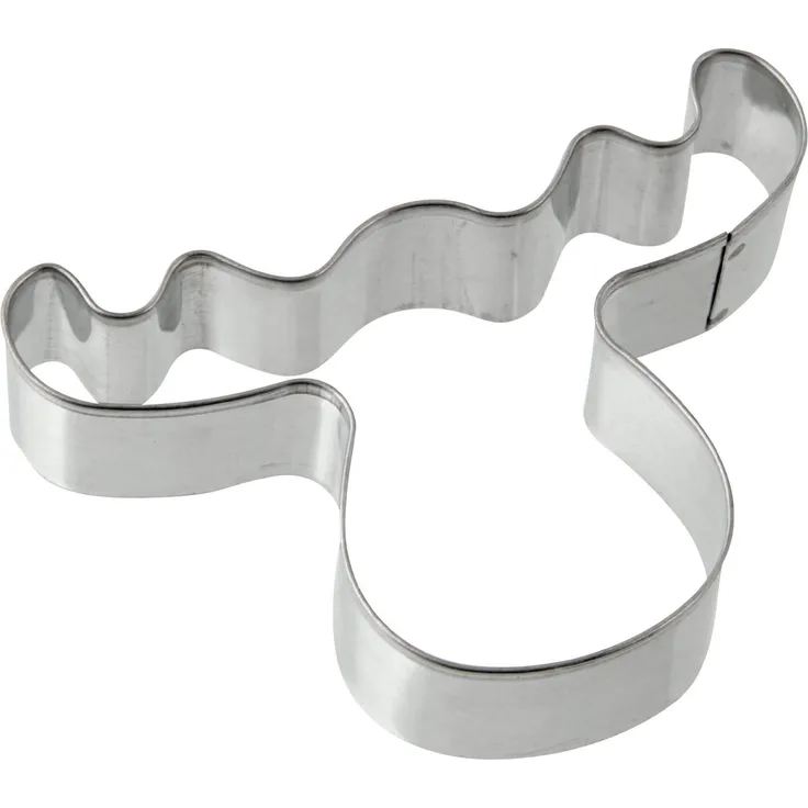 Zenker 7776 Ausstecher Patisserie Elchkopf, Verzinntes Weißblech, silber, 5,5 x 8 x 1,7 cm