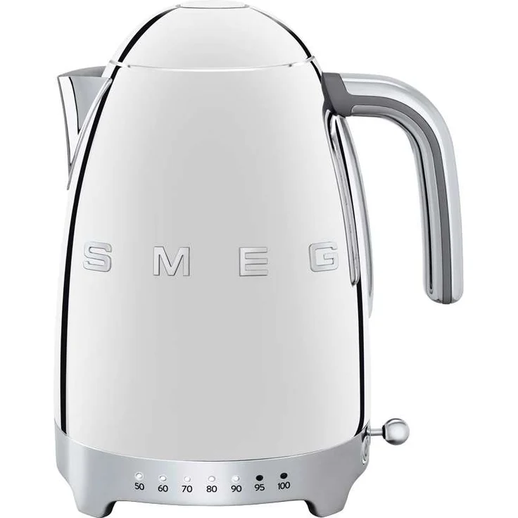 Smeg KLF04SSEU Wasserkocher, 2400W, 1,7L, Edelstahl, chrome – Bild 1