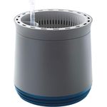 AIRY Pot - Luftreiniger Blumentopf für saubere Raumluft - rund - 1600 ml - 27 cm hoch - grau, blau