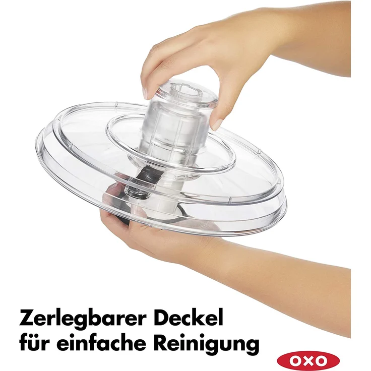 OXO Good Grips Salatschleuder, Kunststoff, 4,2 Liter, Anti-Rutsch-Boden – Bild 4