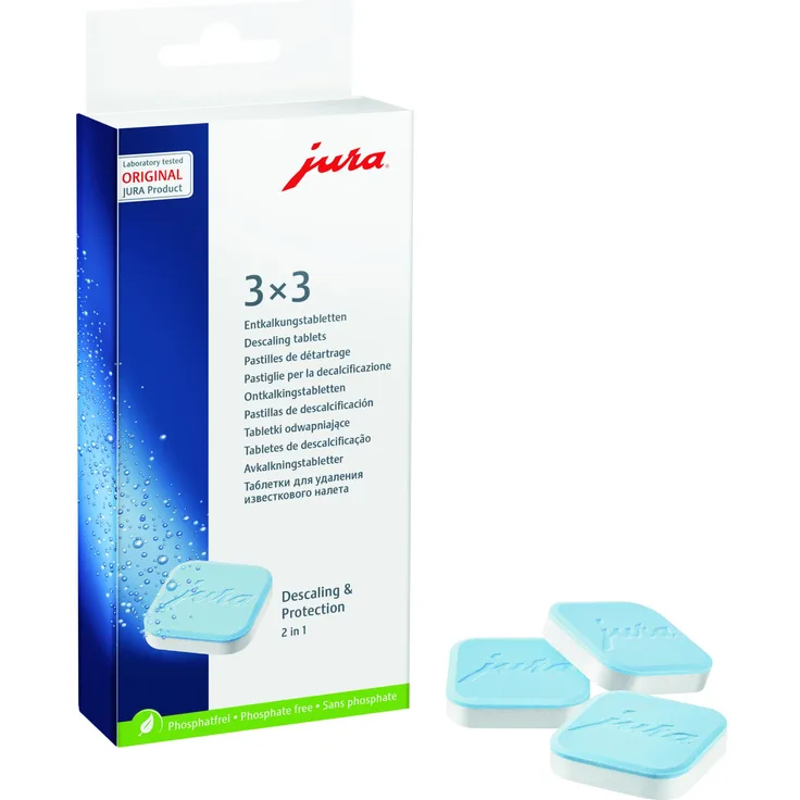 Jura 61848 Entkalkungstabletten 9 Tabletten (3 Entkalkungsvorgänge)