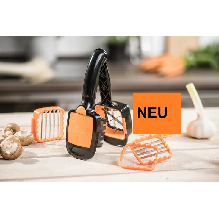GENIUS Nicer Dicer Quick 5-tlg. Schneide-Set Gemüseschneider 34103 Orange