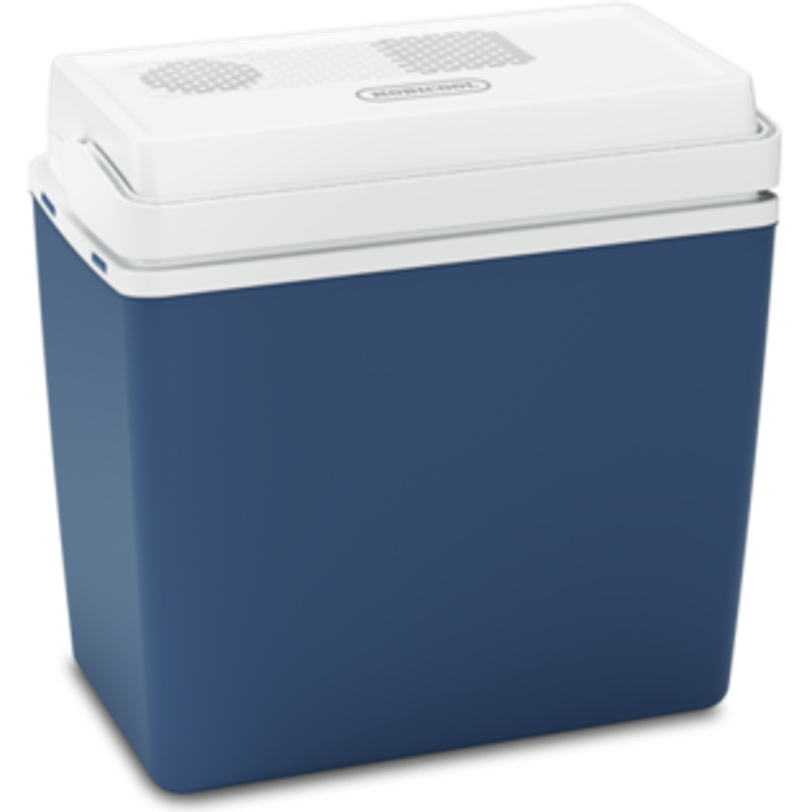 MOBICOOL Mirabelle MM24 DC elektrische Kühlbox, 20 Liter, 12 V für Auto und LKW, blau, weiß