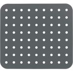 WENKO Spülbeckeneinlage Kristall Eckig Grau