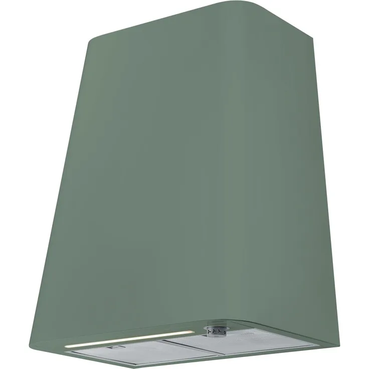 Franke Smart Deco FSMD 508 GN Dunstabzugshaube, A, Abluft und Umluft, Wandmontage, 3 Gebläsestufen